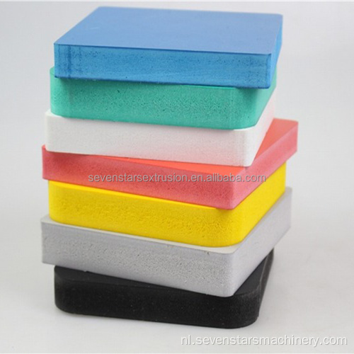 PVC Foam Board Extrusion Machine Line voor schuimblad